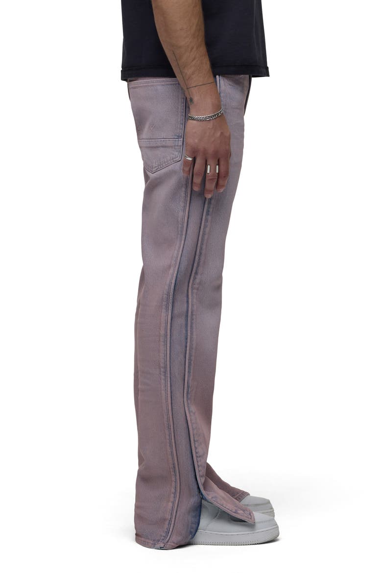 Walker Track Flare Jeans, Alternate, color, COATED ROSE