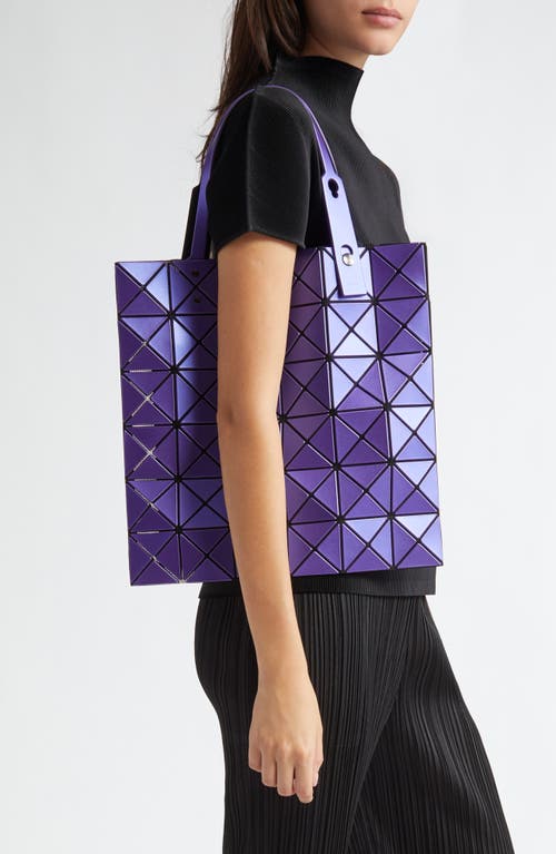 Bao Bao Issey Miyake Blue Lucent W Color Tote In Purple