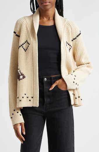 THE GREAT. The Horse Lodge Cotton Blend Cardigan