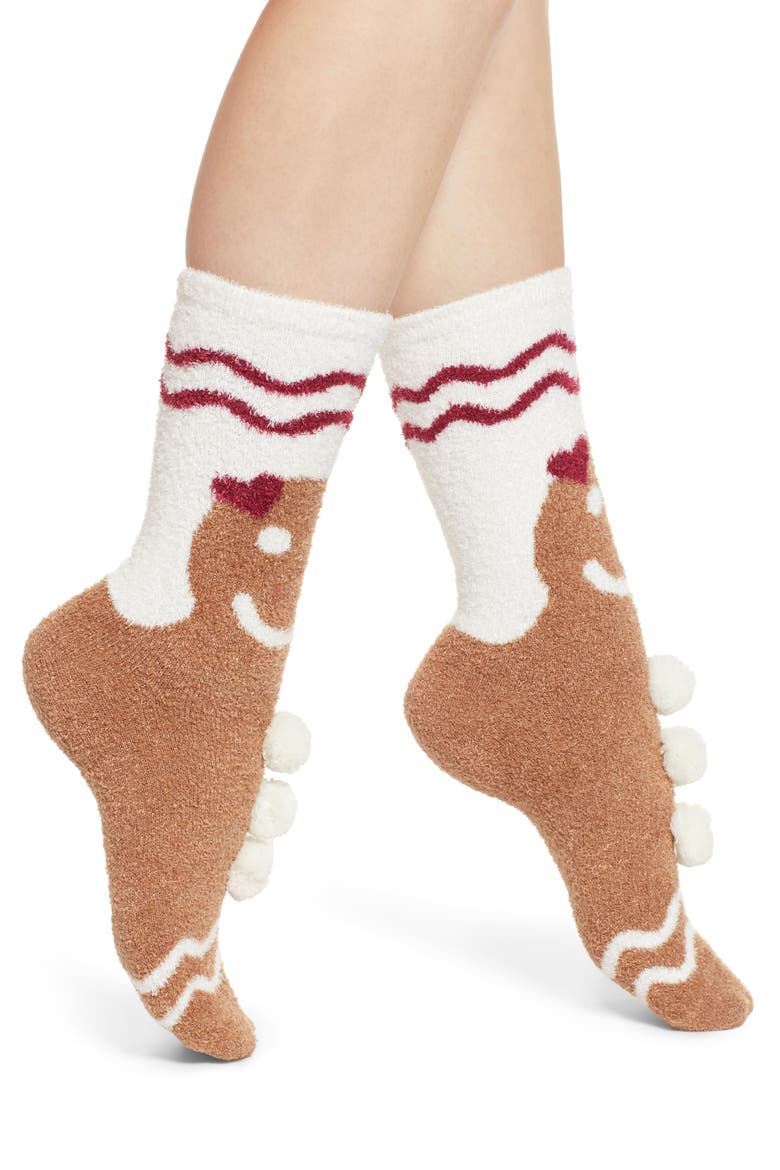 Butter Socks, Main, color, CAMEL GINGERBREAD MAN