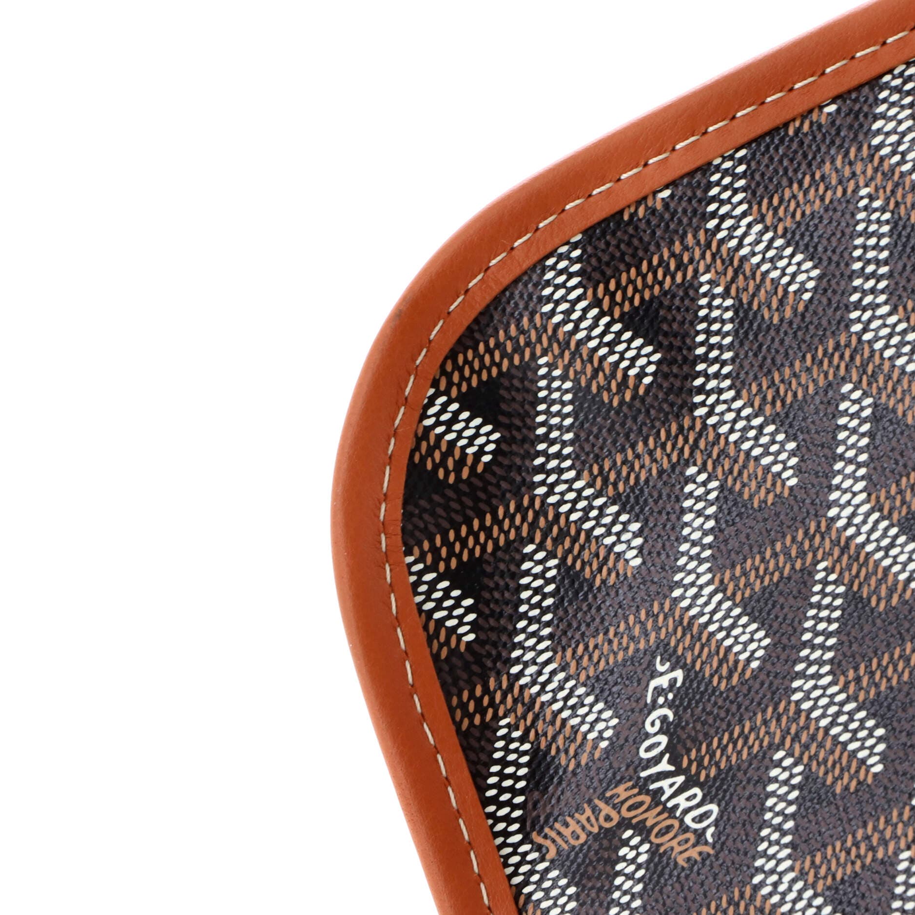 Pre-Owned Goyard Coursier Messenger Bag Coated Canvas and Leather, Alternate, color, Brown