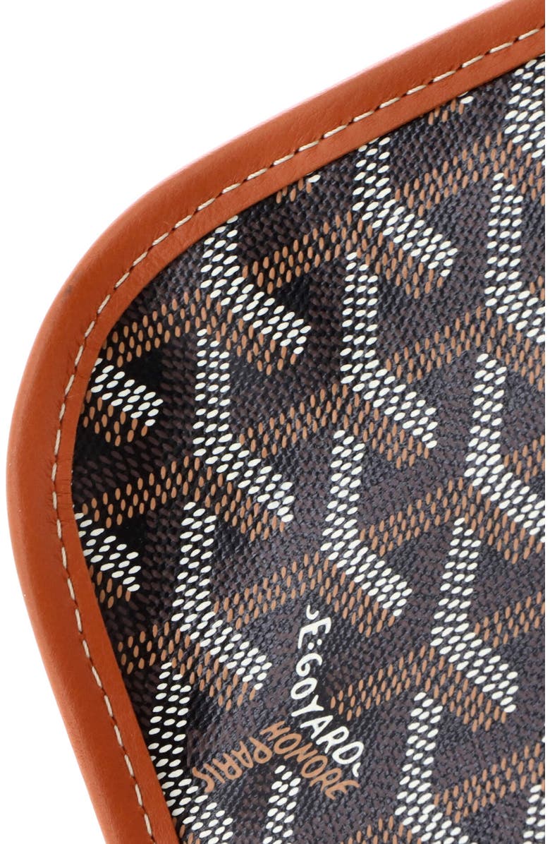 Pre-Owned Goyard Coursier Messenger Bag Coated Canvas and Leather, Alternate, color, Brown