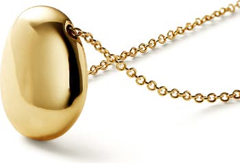 ana luisa ネックレス チェーン 14K PEBBLE MINI MARBLE BLUE Gold Statement Necklace - Pebble Mini Marble Blue | Ana