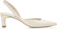 Freya Rose Delphine Pointed Toe Pearl Heel Pump