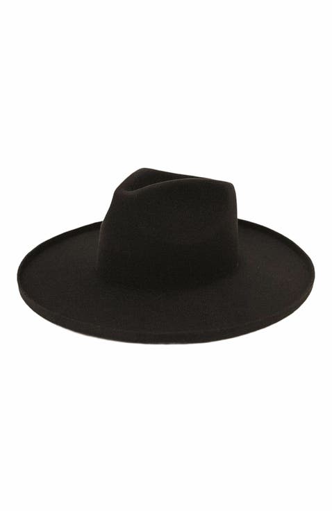 Five Points Wide Brim Fedora Hat