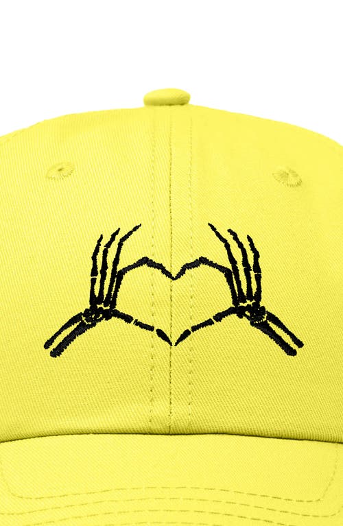 DALIX DALIX SKELETON HEART EMBROIDERED DAD HAT