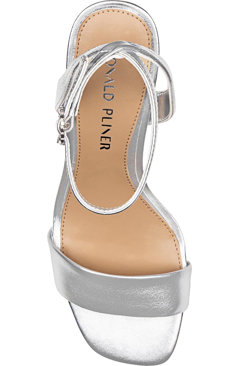 Donald Pliner Ankle Strap Sandal, Alternate, color, Silver