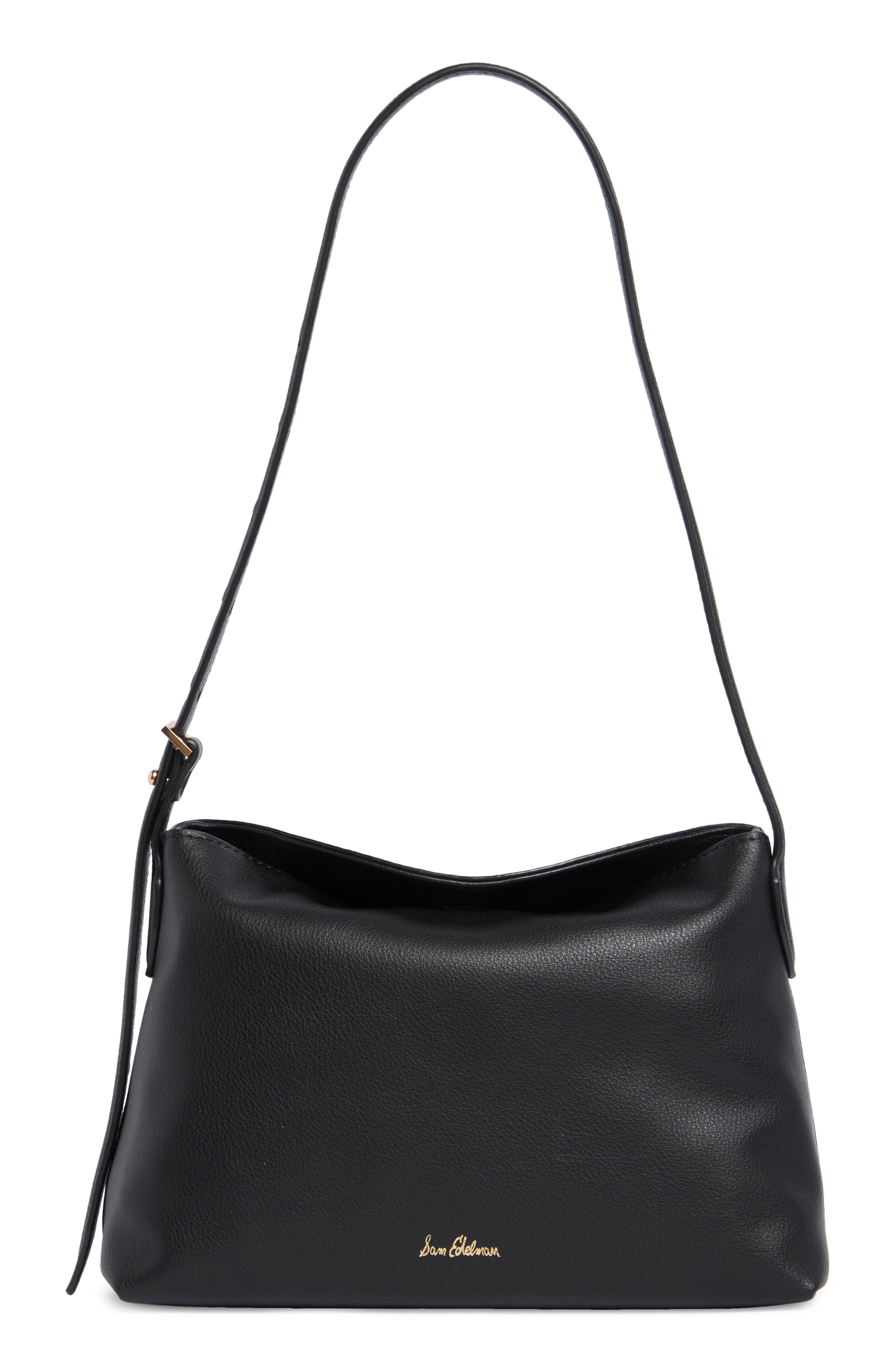 Sam Edelman Harlyn Small Shoulder Bag, Main, color, Black