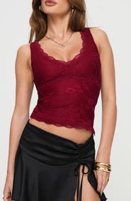 Princess Polly Far Away Lace Sleeveless Top