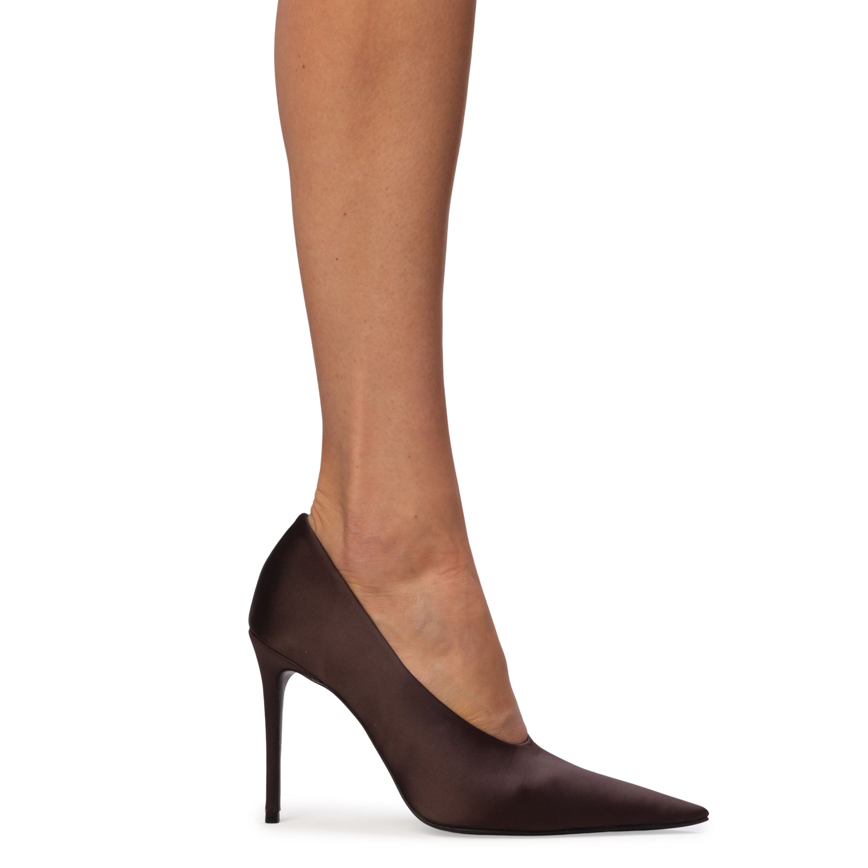 Jona 100 Satin Pump, Alternate, color, Cacao Satin