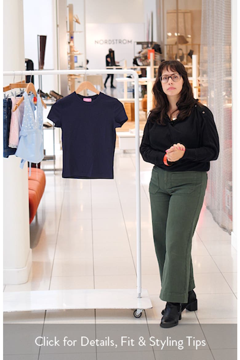 Natalie Stretch Cotton T-Shirt video