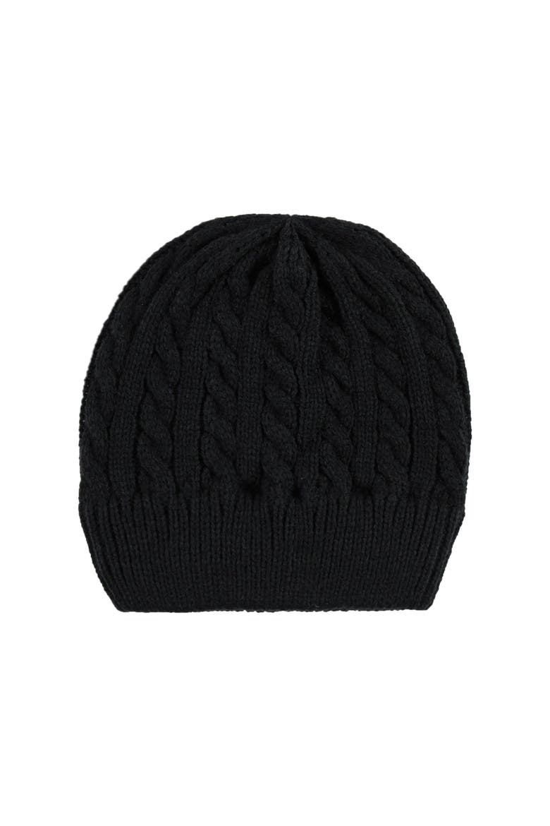 Triple Knit Hat Set, Alternate, color, Black Red
