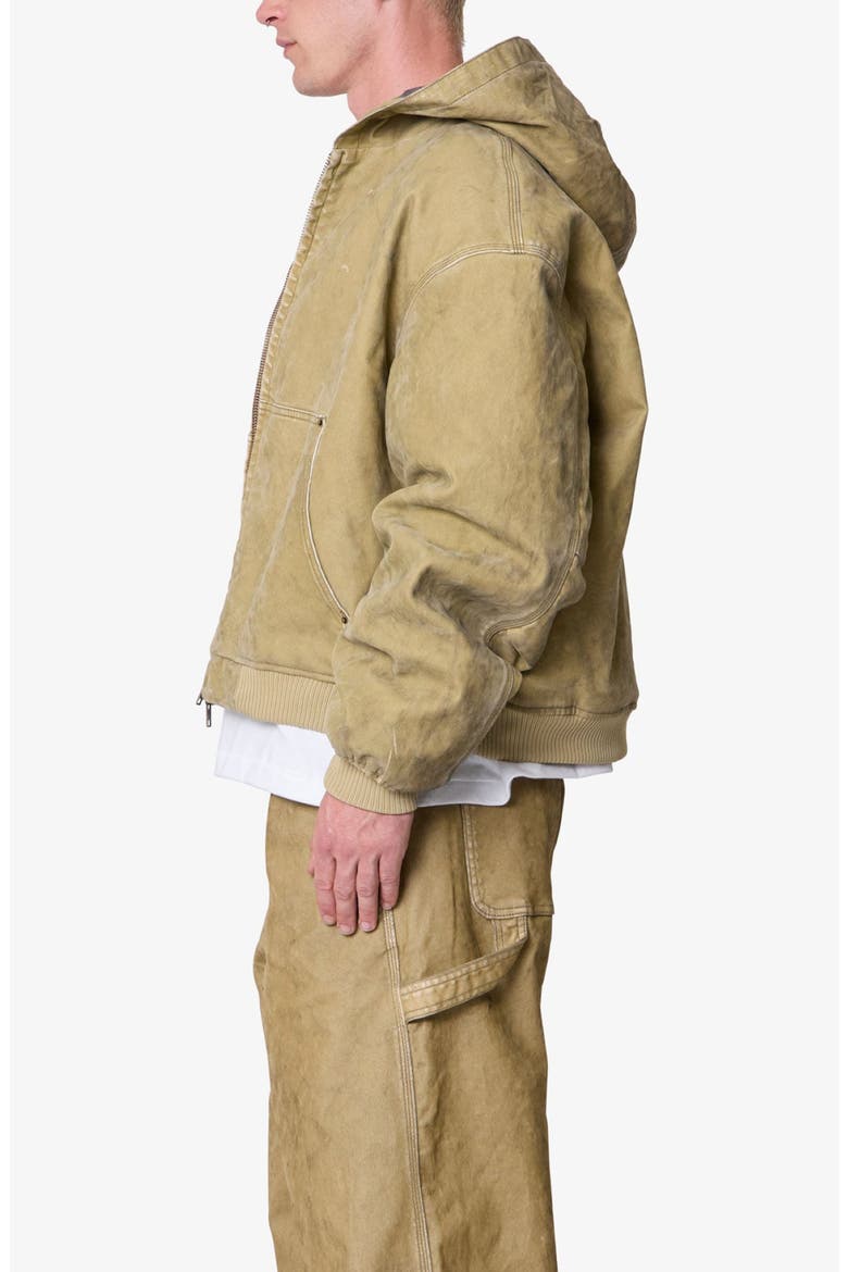 Stretch Cotton Work Jacket, Alternate, color, TAN