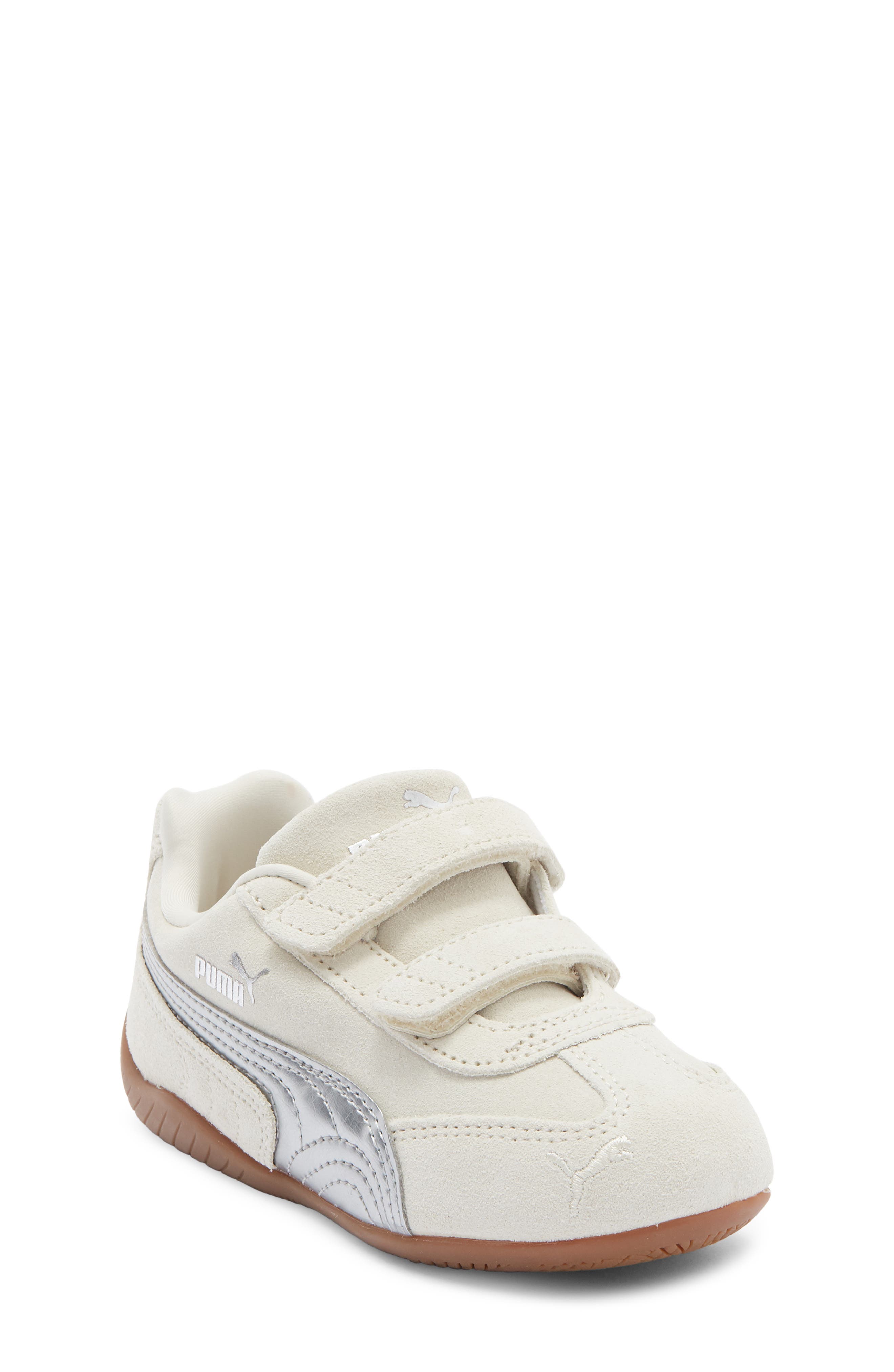 PUMA Kids' Speedcat Sneaker, Main, color, Alpine Snow/ Puma Silver