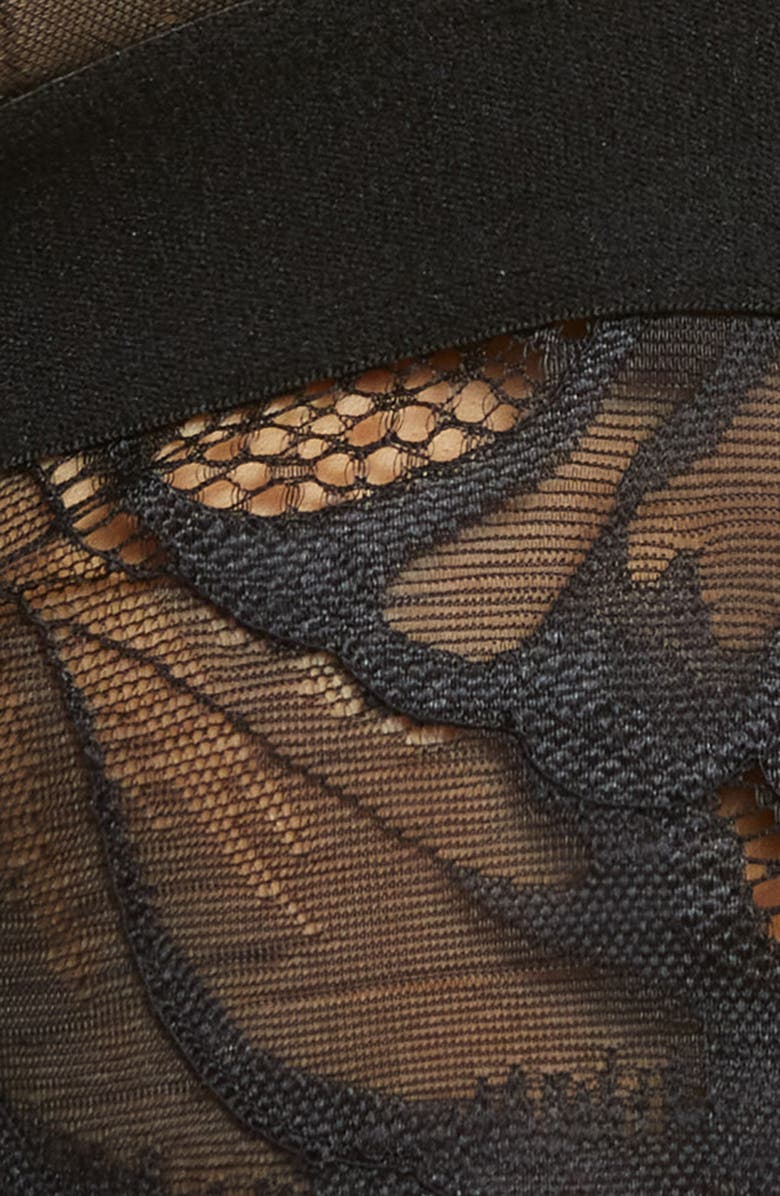 KILO BRAVA Longline Lace Bralette, Alternate, color, Black