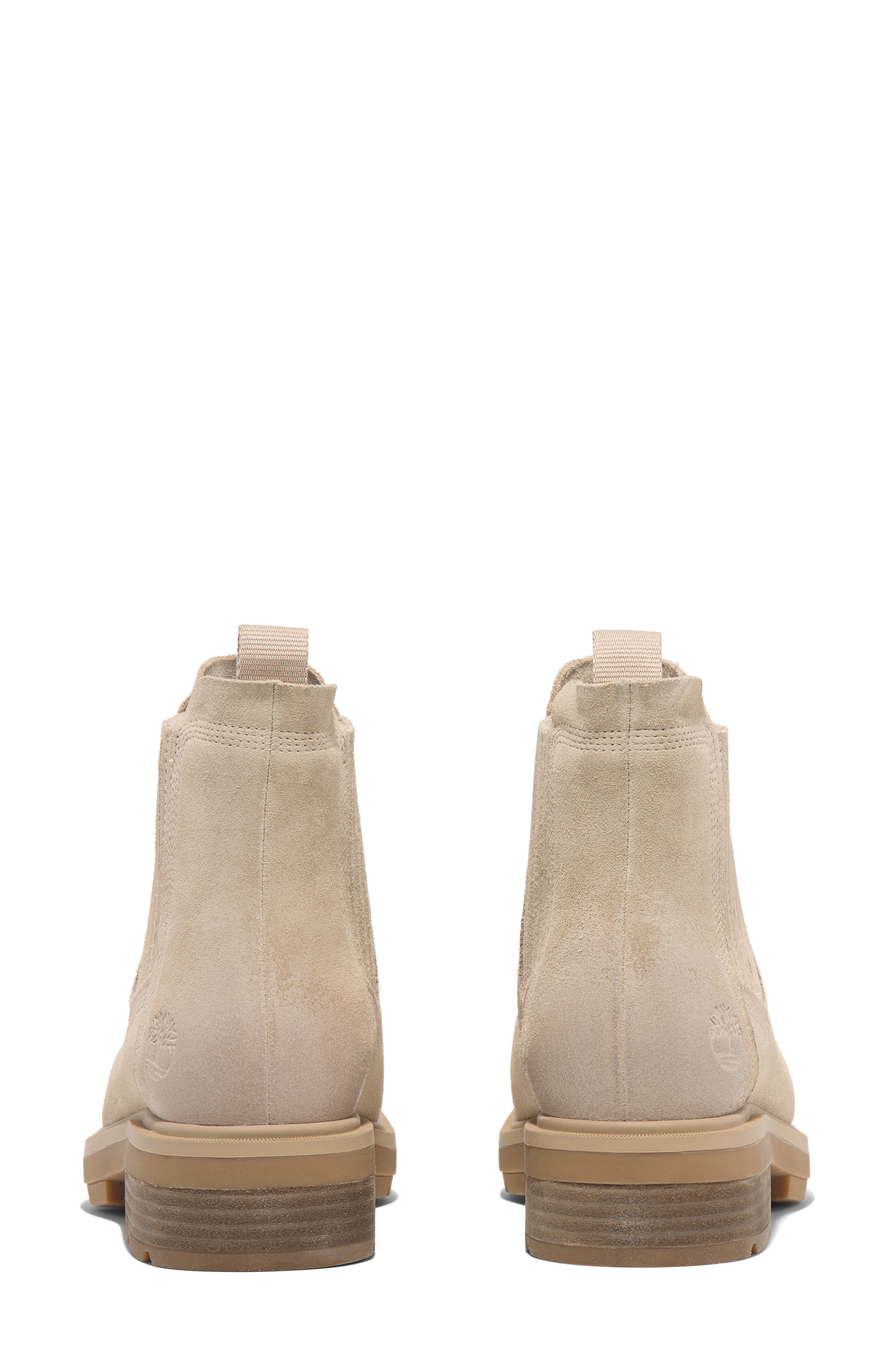 Timberland Brimfield Chelsea Boot, Alternate, color, Light Beige Suede