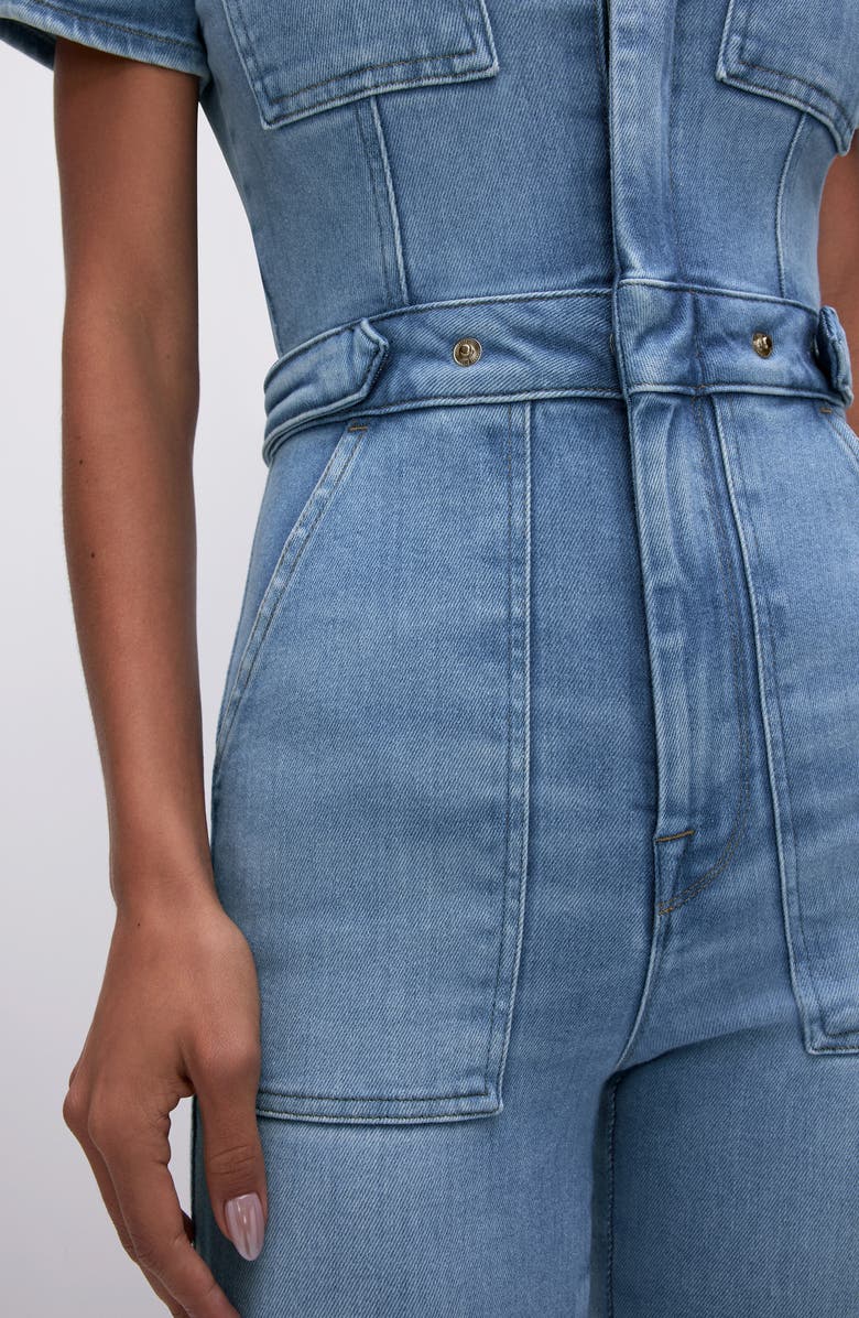 Good American Fit for Success Jumpsuit, Alternate, color, Blue274