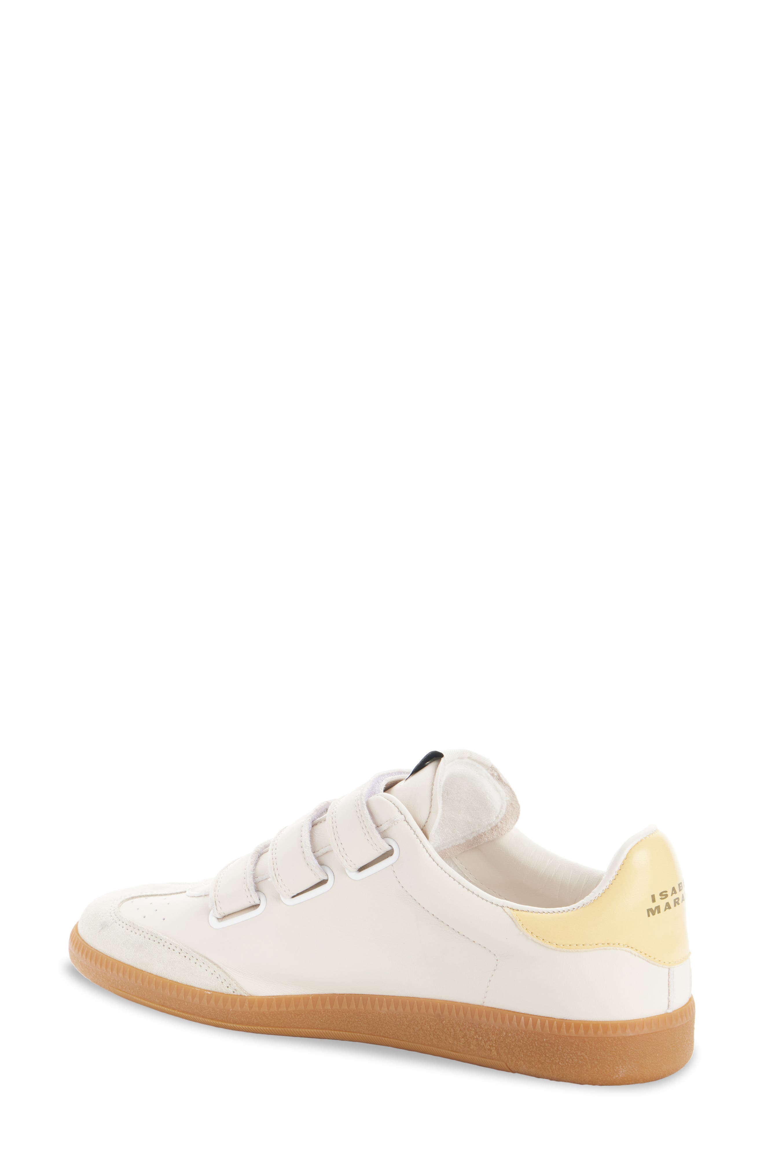 Isabel Marant Beth Low Top Sneaker, Alternate, color, Chalk/ Butter