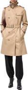 Burberry Mid-length Gabardine Kensington Trench Coat