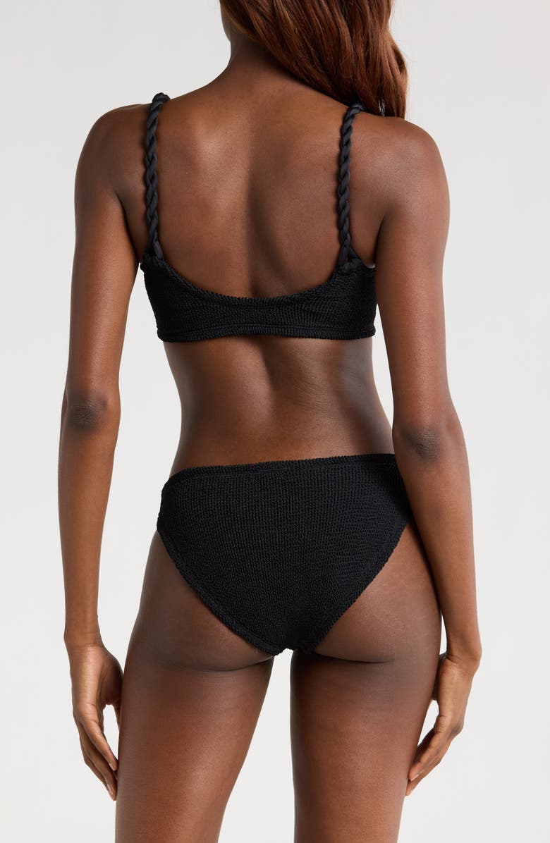 Hunza G Phoebe Textured Two-Piece Swimsuit, Alternate, color, 