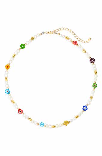 EYE CANDY LOS ANGELES Milliefiori Bead Necklace
