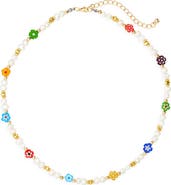 EYE CANDY LOS ANGELES Milliefiori Bead Necklace
