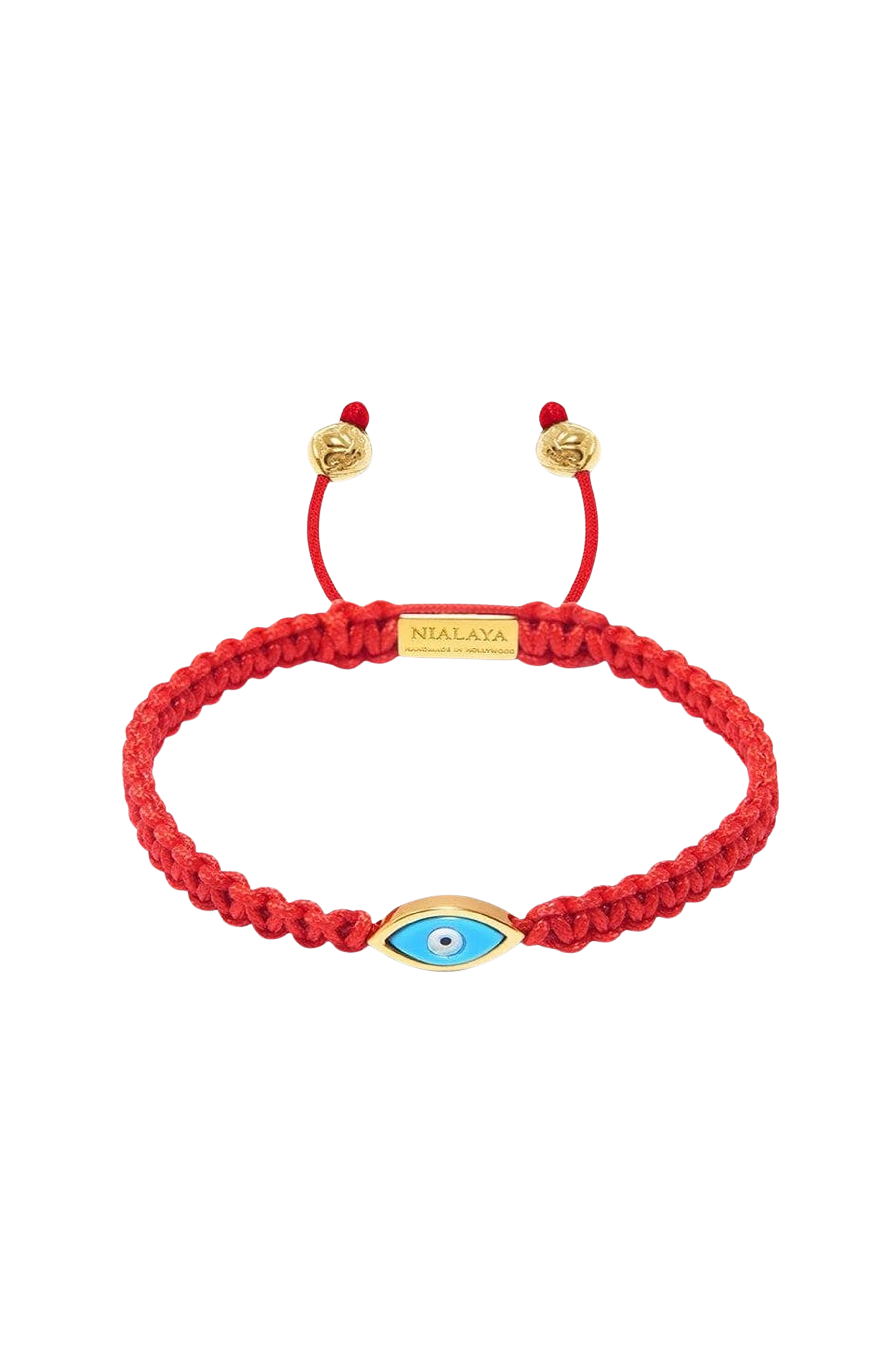 Nialaya String Bracelet With Evil Eye (Men) | Nordstrom