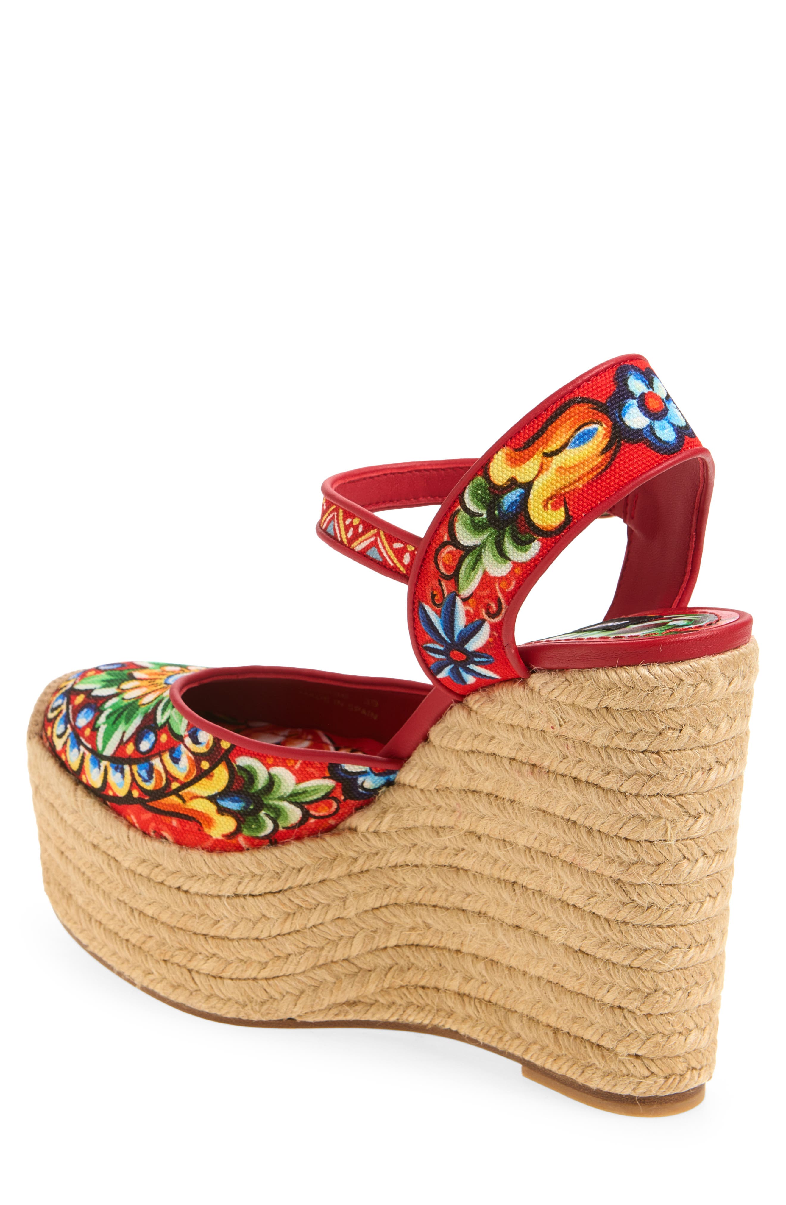 Lola Espadrille Wedge Sandal, Alternate, color, HD6CL RUOTE CARRETTO FLD