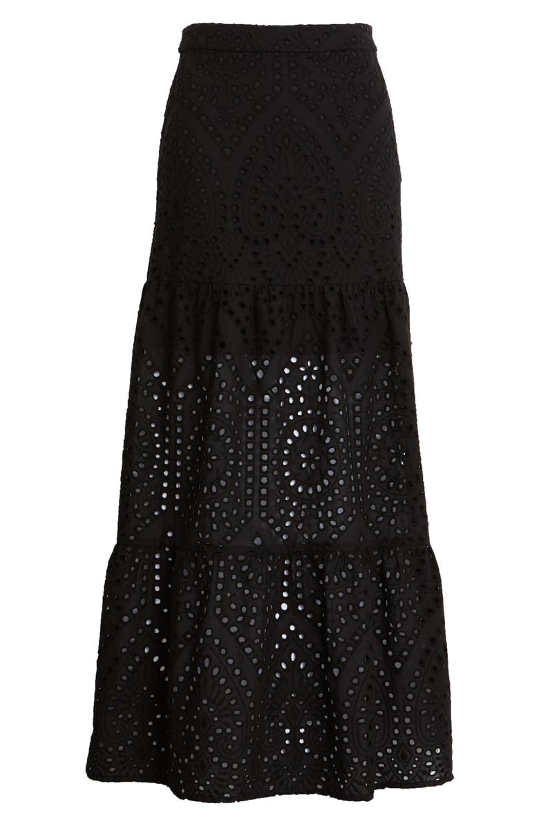 Socialite Eyelet Tiered Skirt, Main, color, 