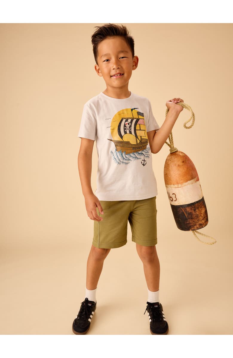 Tea Collection Cool Side Sport Shorts, Alternate, color, Lizard