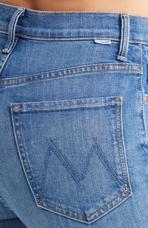 Mother Rider Step Fray Hem Ankle Jeans