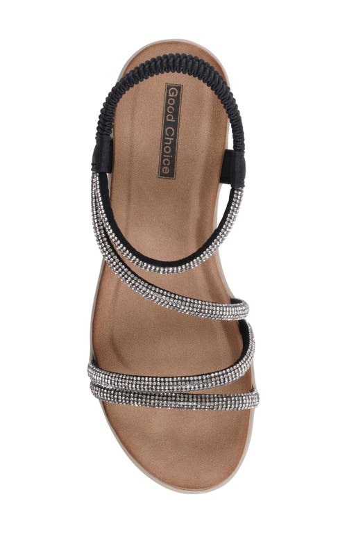 Gc Shoes Sol Comfort Platform Sandal In Black