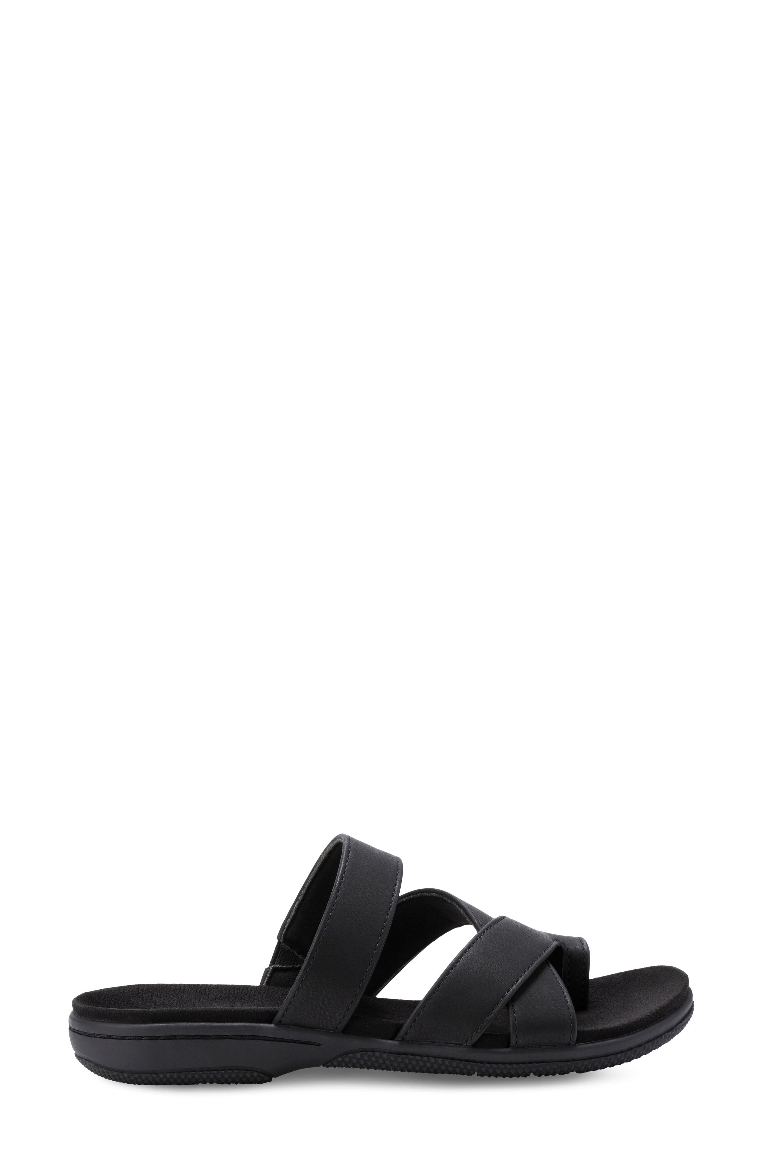 Seaside Slide Sandal, Alternate, color, BLACK