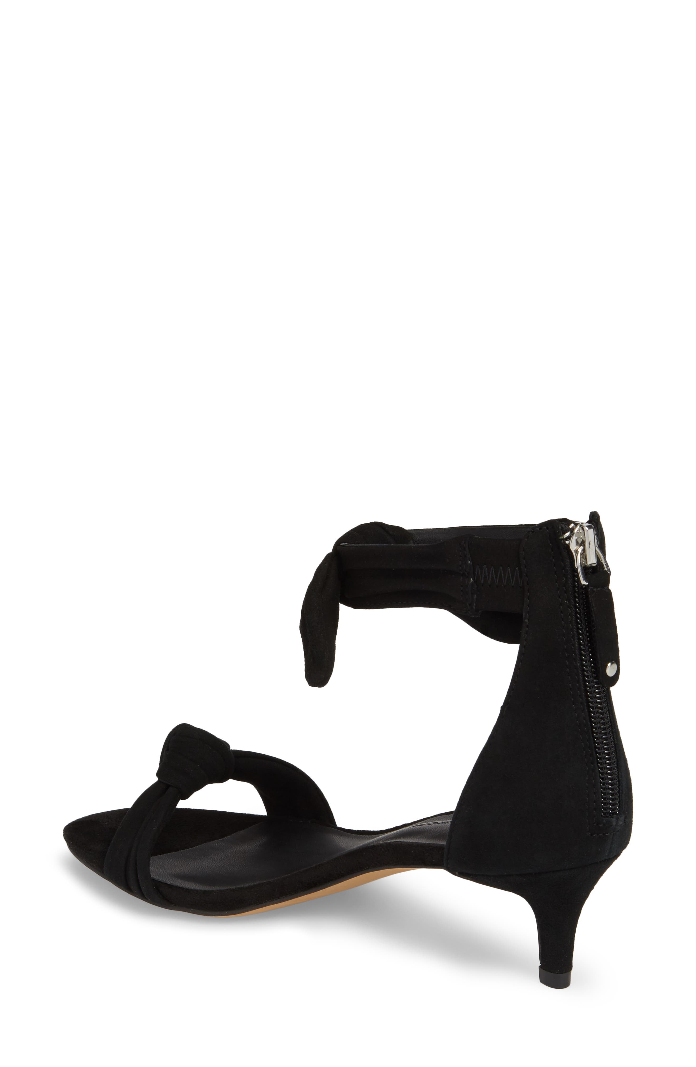 Rebecca Minkoff Kaley Knotted Kitten Heel Sandal, Alternate, color, 