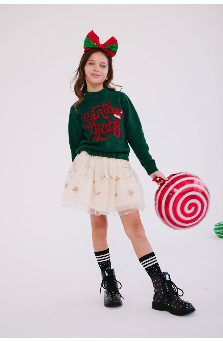 Lola + The Boys Golden Unicorn Sequin Tutu, Alternate, color, Gold