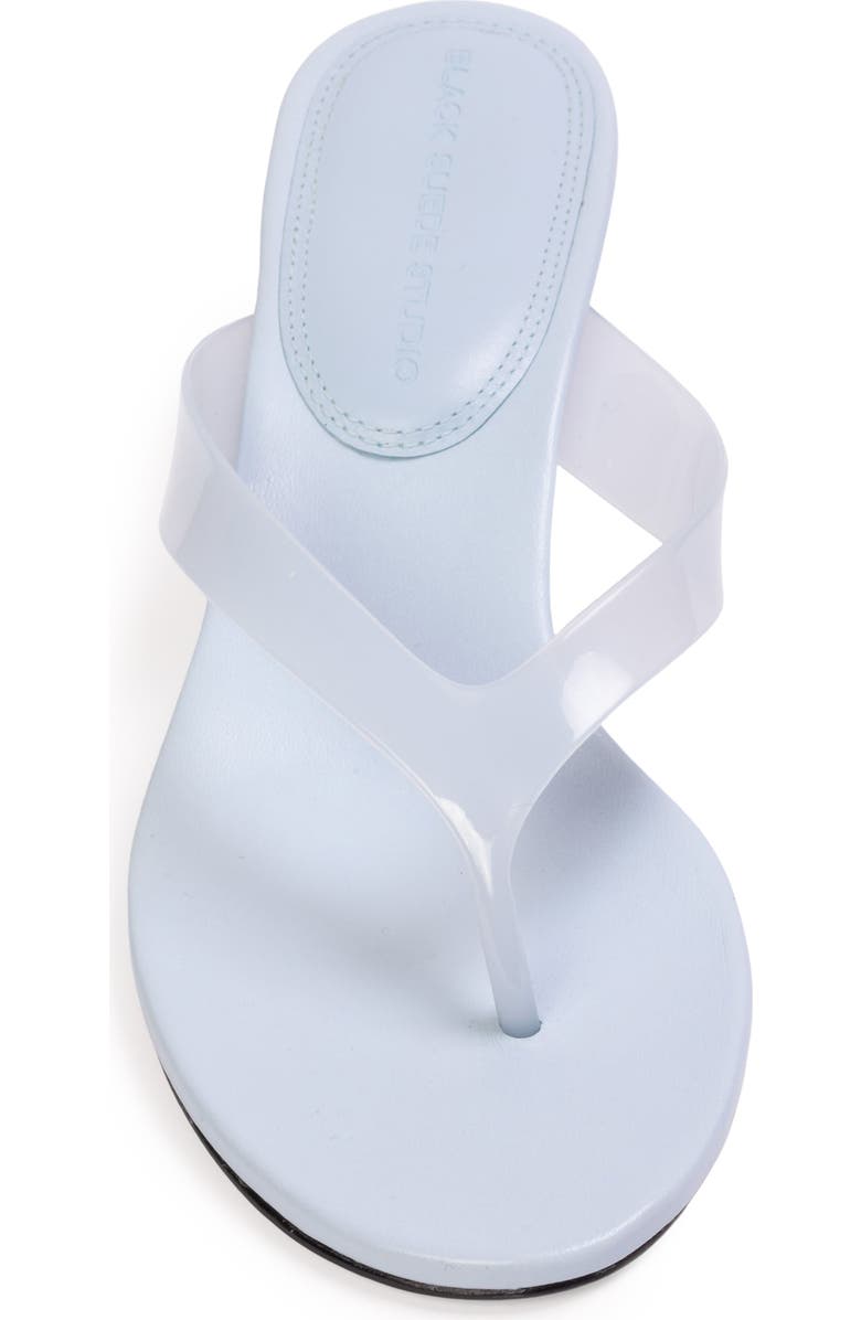 BLACK SUEDE STUDIO KG 50 Mule, Alternate, color, Sky Blue Leather/Sky Blue Pvc