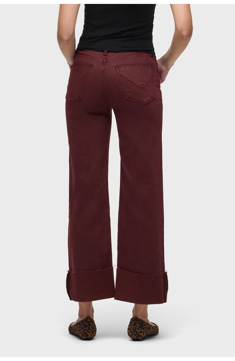 Hudson Jeans Rosie High Rise Wide Leg Ankle Cuff, Alternate, color, Port Royal