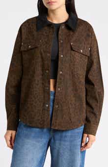 Leopard Print Cotton Jacket