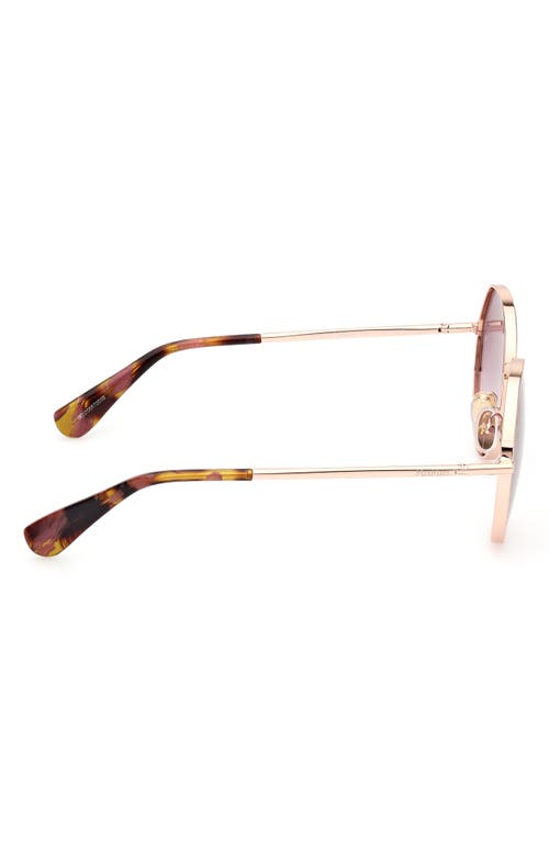 Max Mara Menton 57mm Round Sunglasses In Multi