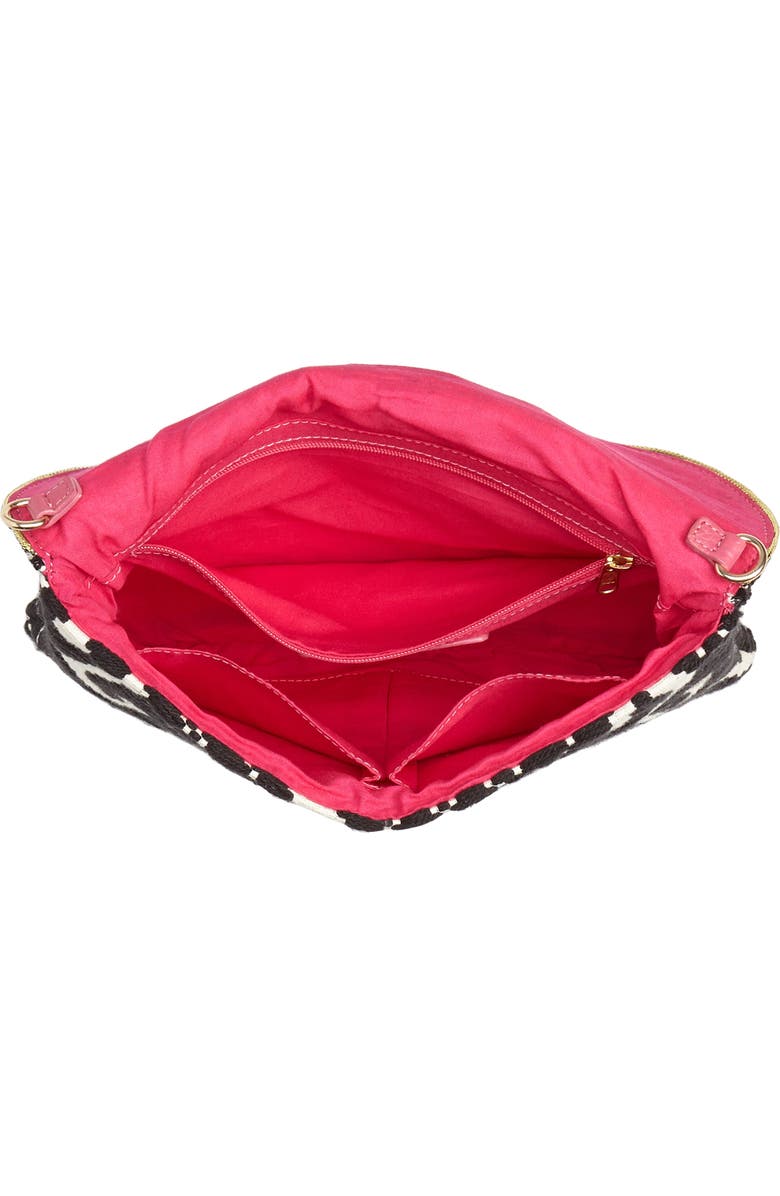 Steve Madden Steven by Steve Madden Beaded & Embroidered Clutch, Alternate, color,