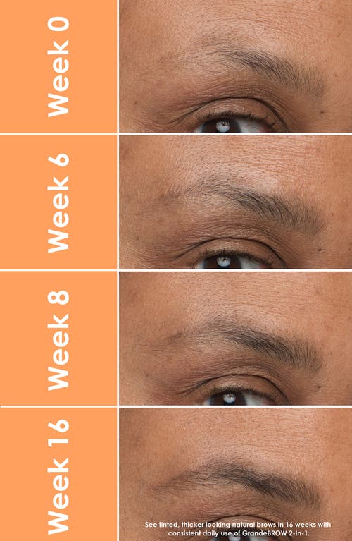 Grande Cosmetics Grandebrow 2-in-1 Tinted Brow Gel + Brow Enhancing Serum In Auburn