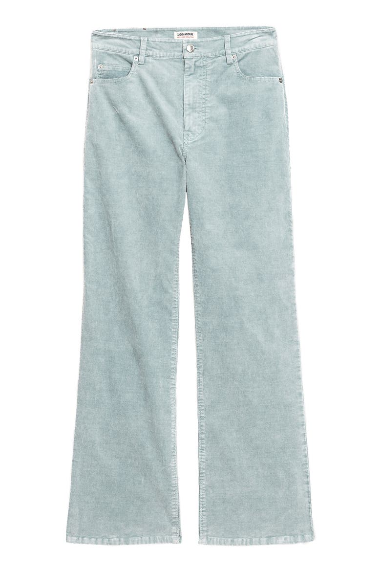Evy Straight Leg Corduroy Pants, Alternate, color, DENIM
