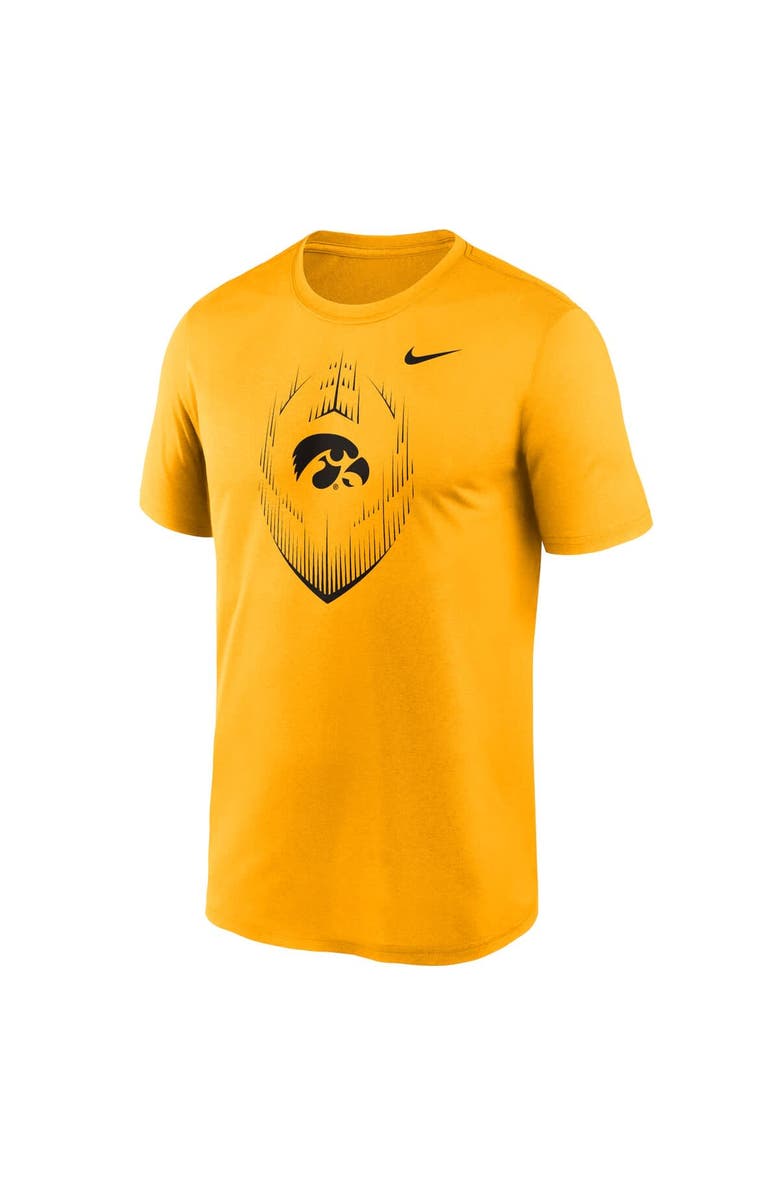Nike Men's Nike Gold Iowa Hawkeyes Primetime Legend Icon Performance T-Shirt, Alternate, color, Gold