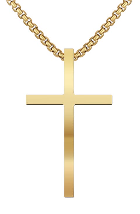 Men's Cross Pendant Necklace