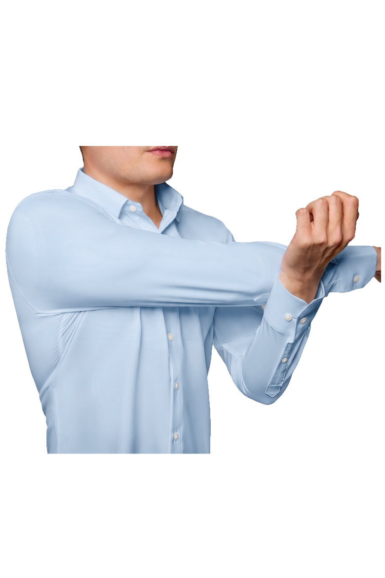Venture Tech Dress Shirt - Trim Fit, Alternate, color, Light Blue