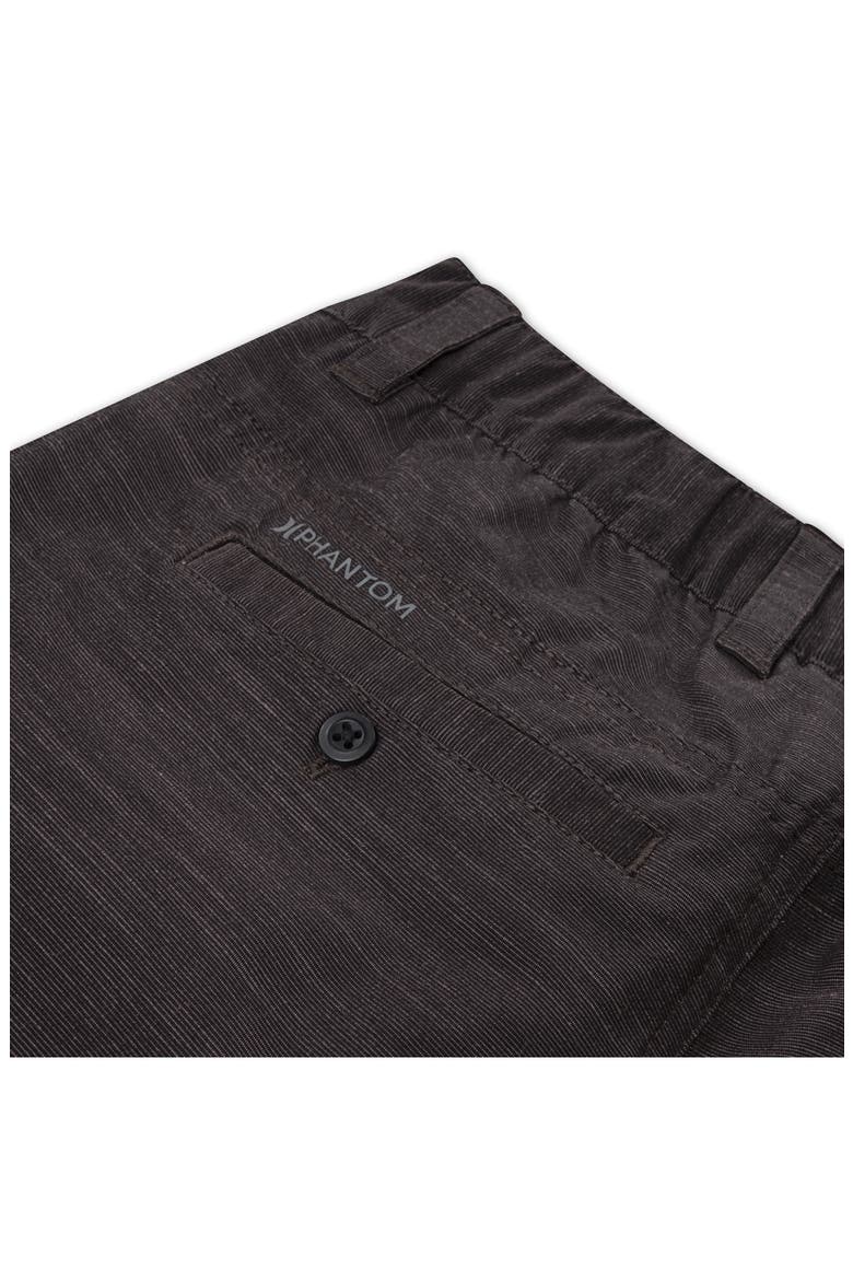 Kids' Phantom Slub 3/4 Waistband Shorts, Alternate, color, BLACK