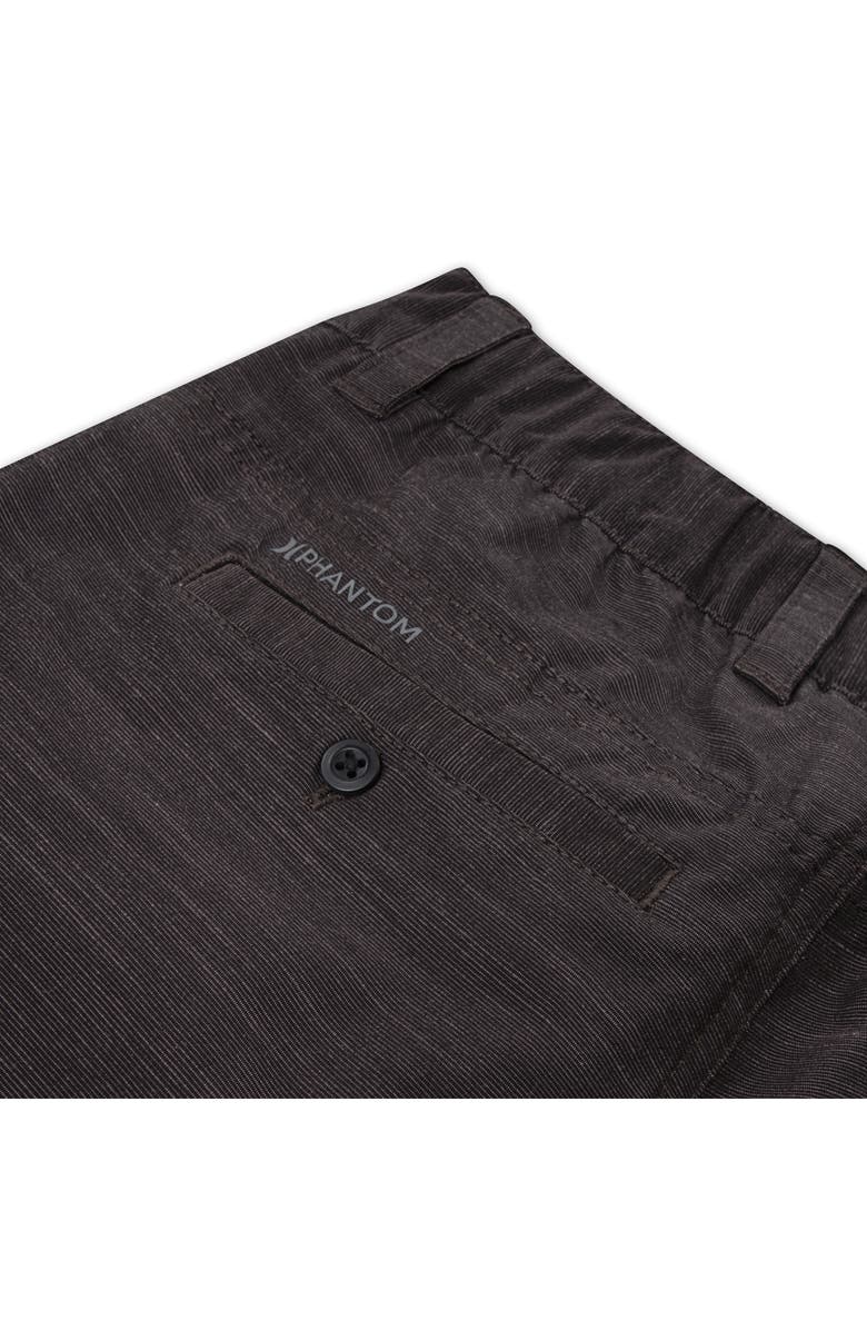 Hurley Kids' Phantom Slub 3/4 Waistband Shorts, Alternate, color, Black