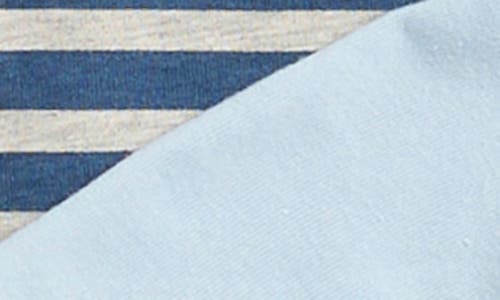 Splendid Assorted Camo Stripe 2-pack Romper In Light Blue Camo/navy Stripe