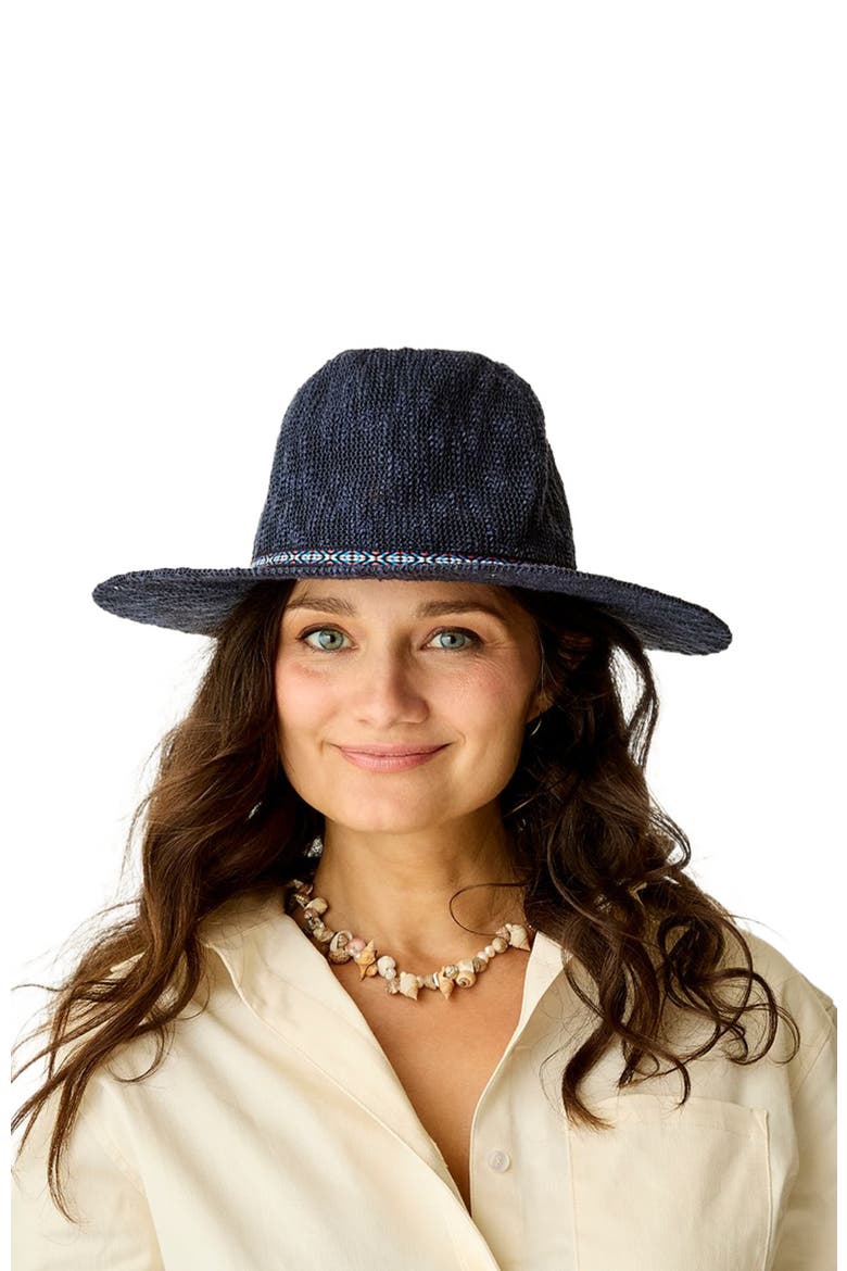 Capistrano Crushable Hat, Alternate, color, Navy