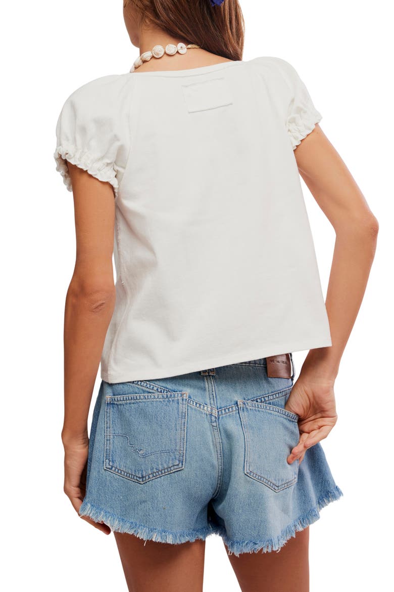 Issa Puff Sleeve Top, Alternate, color, CLEAN IVORY